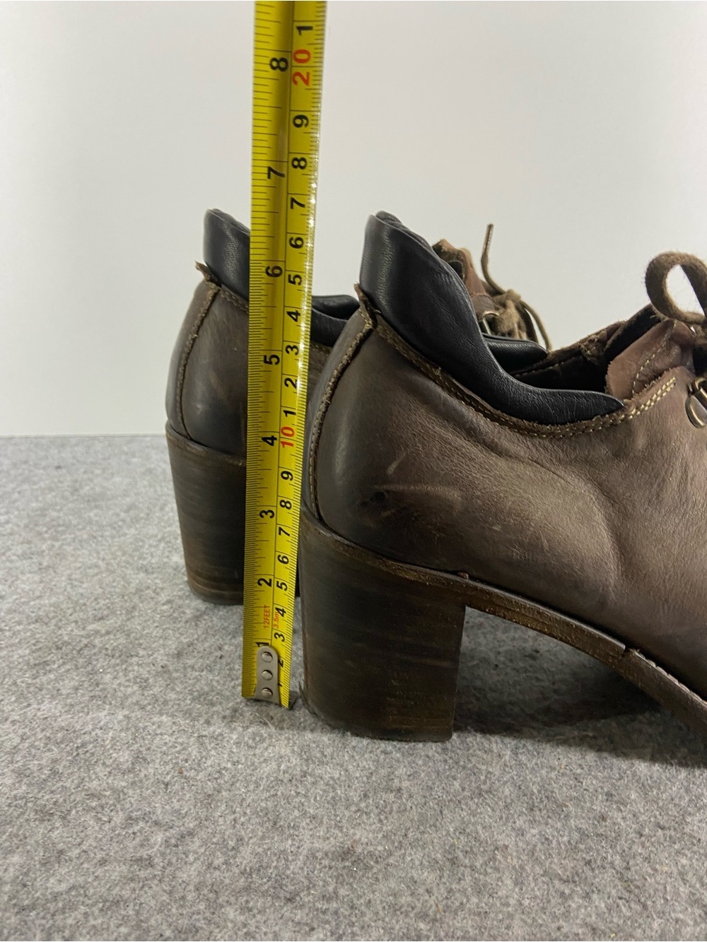 Area Forte Italian Leather Heeled Ankle Boots Women’s Size 40 or US 9-9.5 - Picture 5 of 10